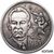  Монета один полтинник 1965 «А.А. Леонов» (копия жетона 2015 г) имитация серебра, фото 1 